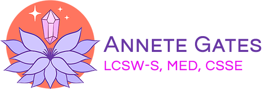 logo new Annette Gates graphic by Ollie Rollins